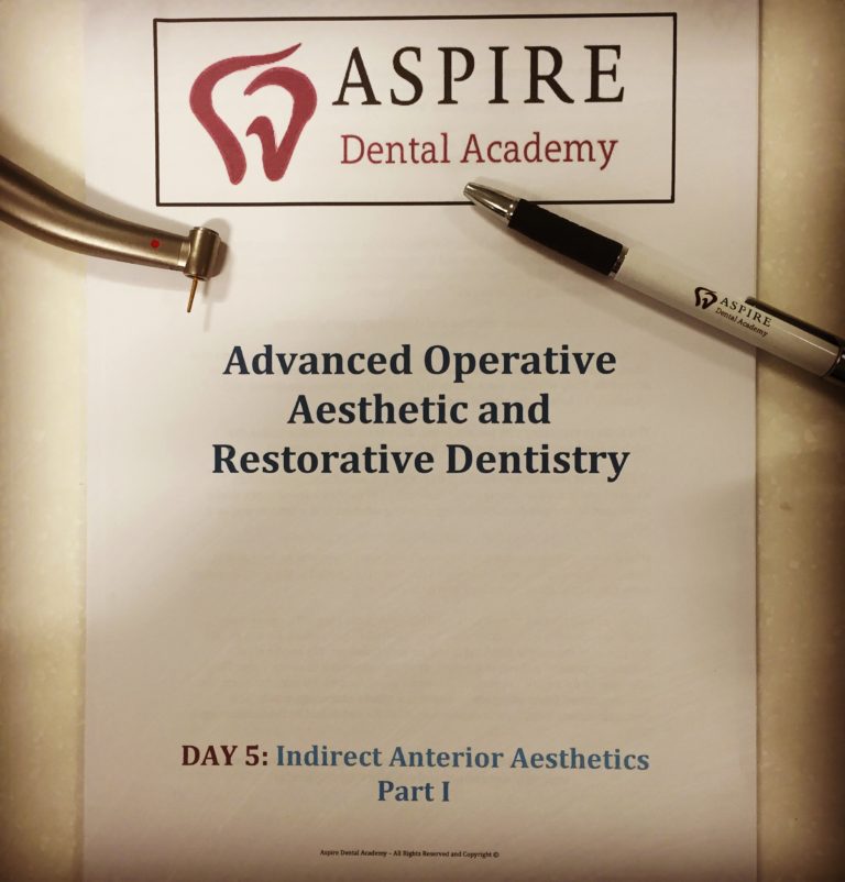 Advanced Operative Aesthetic & Restorative Dentistry aspiredental